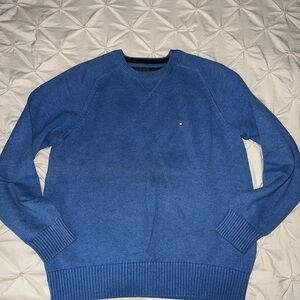 🚫SOLD🚫 Tommy Hilfiger Men's Classic Blue Crewneck Sweater
